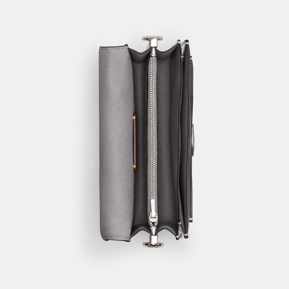 Metallic Leather/Silver/Silver Coach Tabby Shoulder Bag 20 In Metallic | COH864946