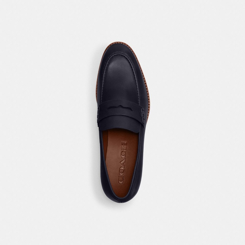 Midnight Navy Coach Declan Loafer | COH866821