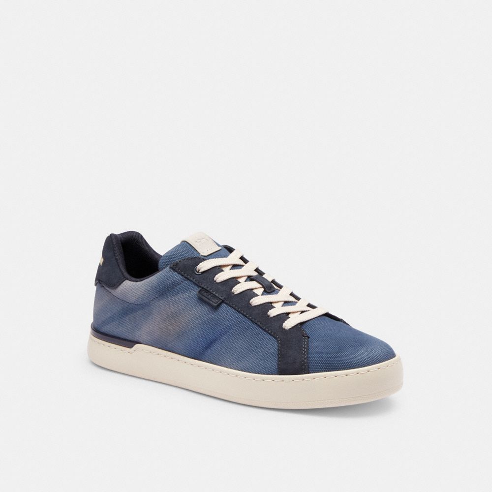 Midnight Navy Coach Lowline Low Top Sneaker With Tie Dye | COH866819