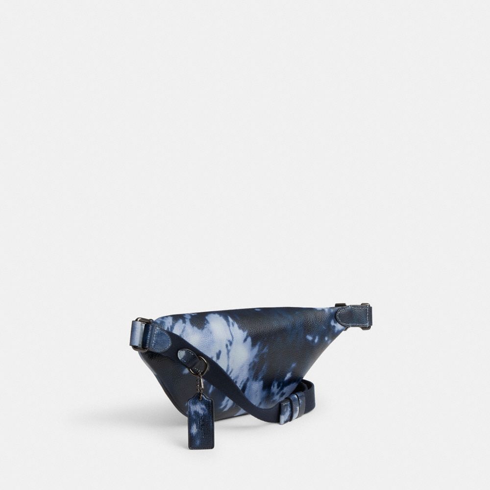 Midnight Navy Multi Coach Charter Belt Bag 7 With Tie Dye Print | COH866691