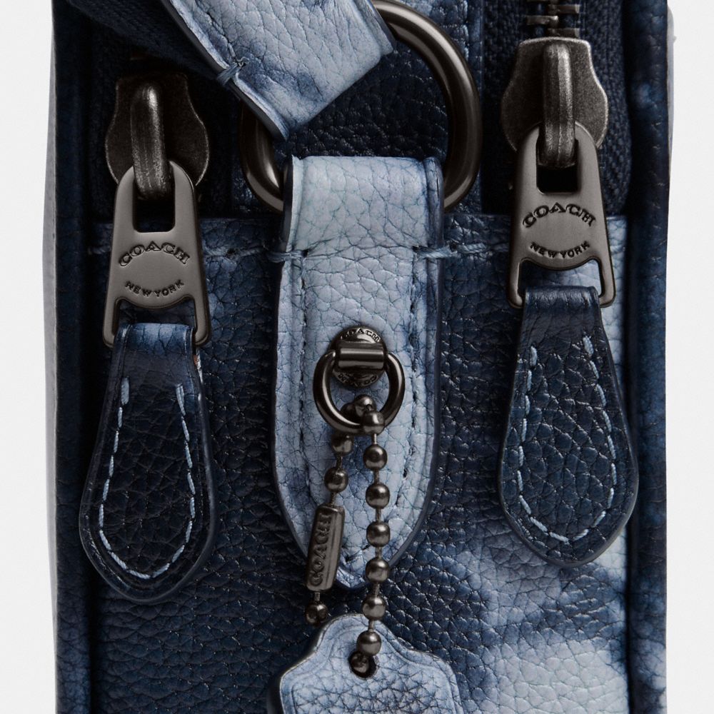 Midnight Navy Multi Coach Charter Crossbody Bag 24 With Tie Dye Print | COH866618
