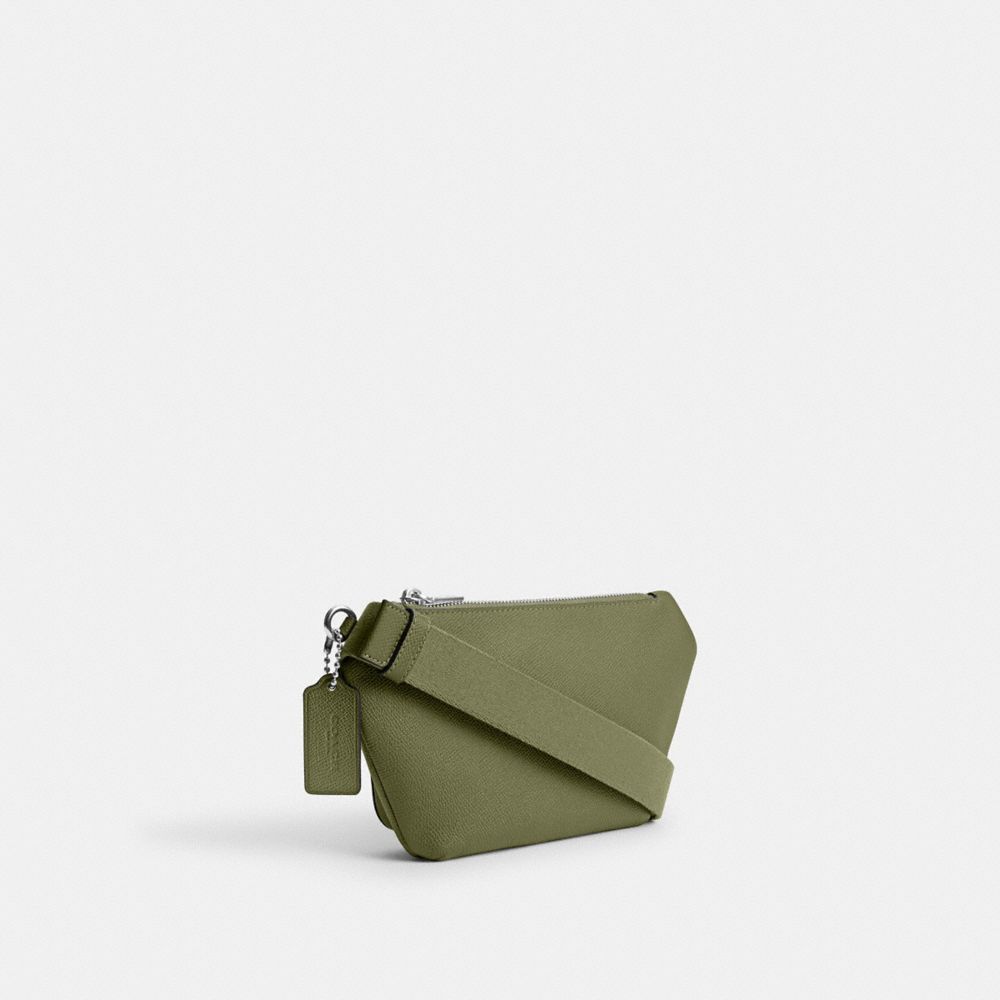 Moss Coach Belt Bag With Signature Canvas Interior Detail | COH865434