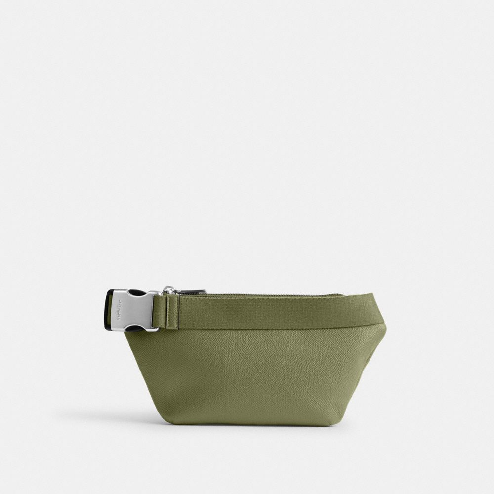 Moss Coach Belt Bag With Signature Canvas Interior Detail | COH865434