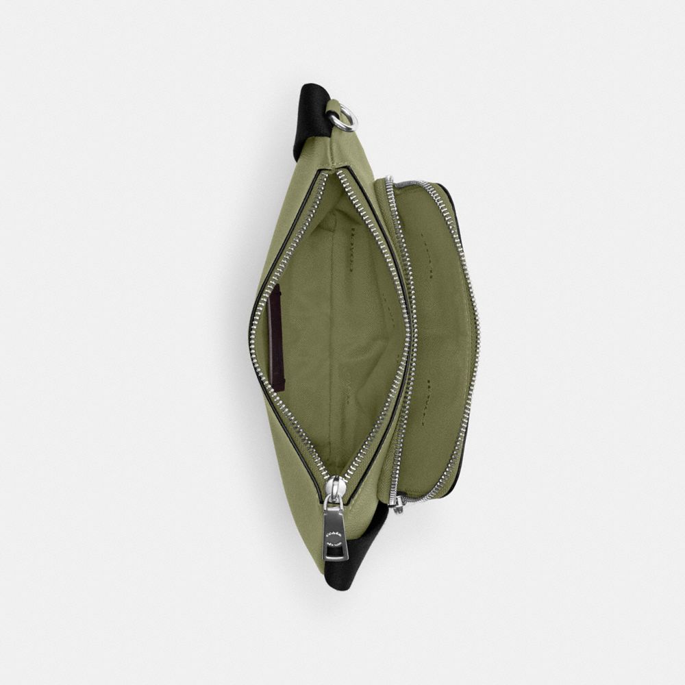 Moss Coach Belt Bag With Signature Canvas Interior Detail | COH865434