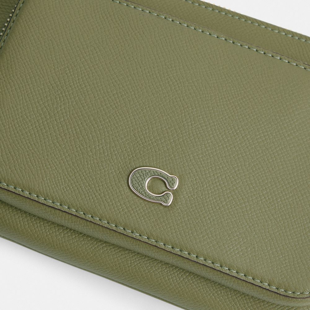 Moss Coach Belt Bag With Signature Canvas Interior Detail | COH865434