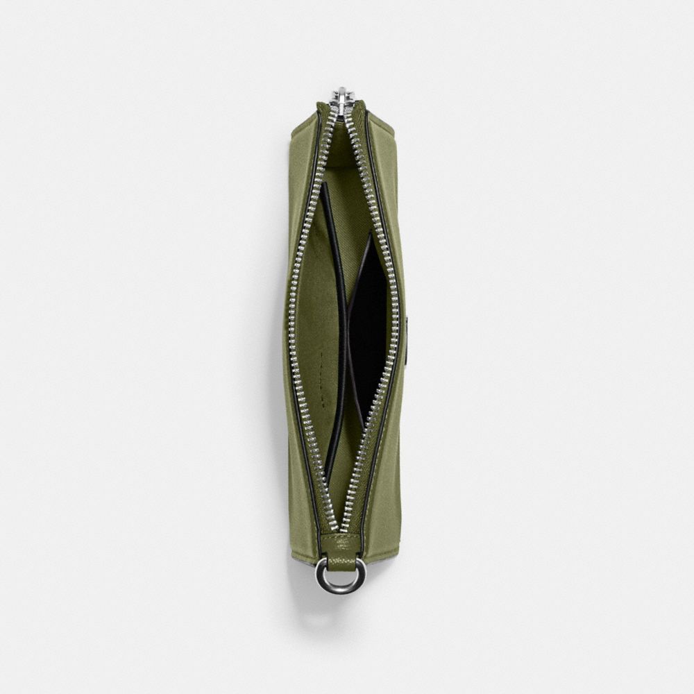 Moss Coach Pouch Bag With Signature Canvas | COH865205