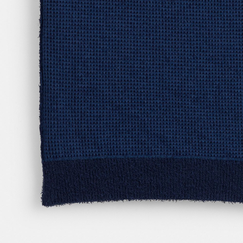Navy Coach Knit Polo | COH866904