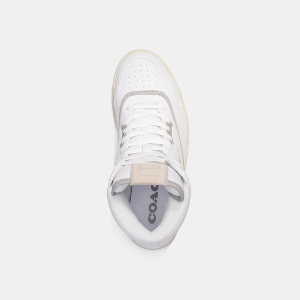 Optic White Coach C202 High Top Sneaker | COH866791