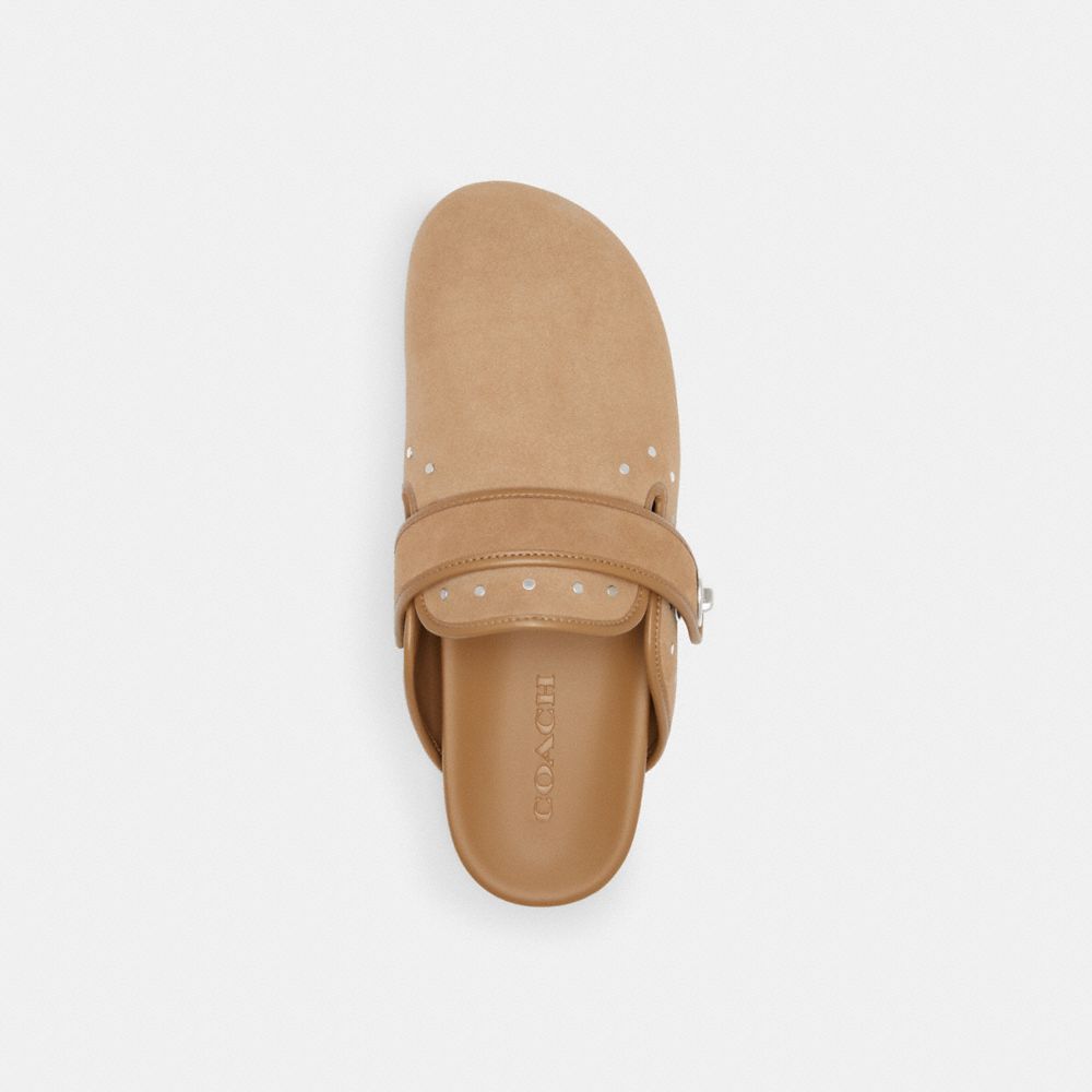 Peanut Coach Blake Clog With Rivets | COH865779