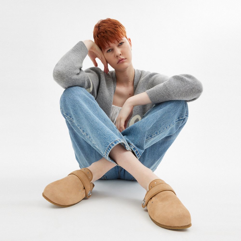 Peanut Coach Blake Clog With Rivets | COH865779
