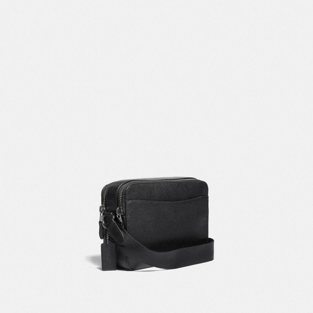 Pebble Leather/Black Copper/Black Coach Charter Crossbody Bag 24 | COH866596