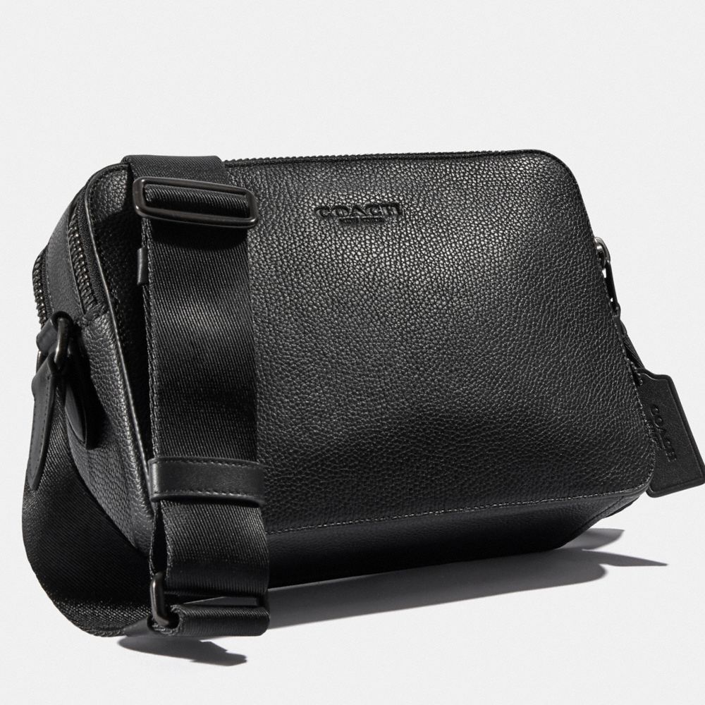 Pebble Leather/Black Copper/Black Coach Charter Crossbody Bag 24 | COH866596