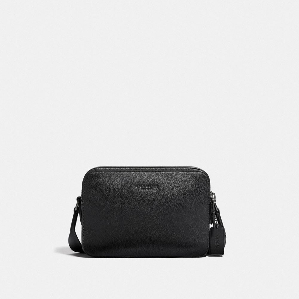 Pebble Leather/Black Copper/Black Coach Charter Crossbody Bag 24 | COH866596