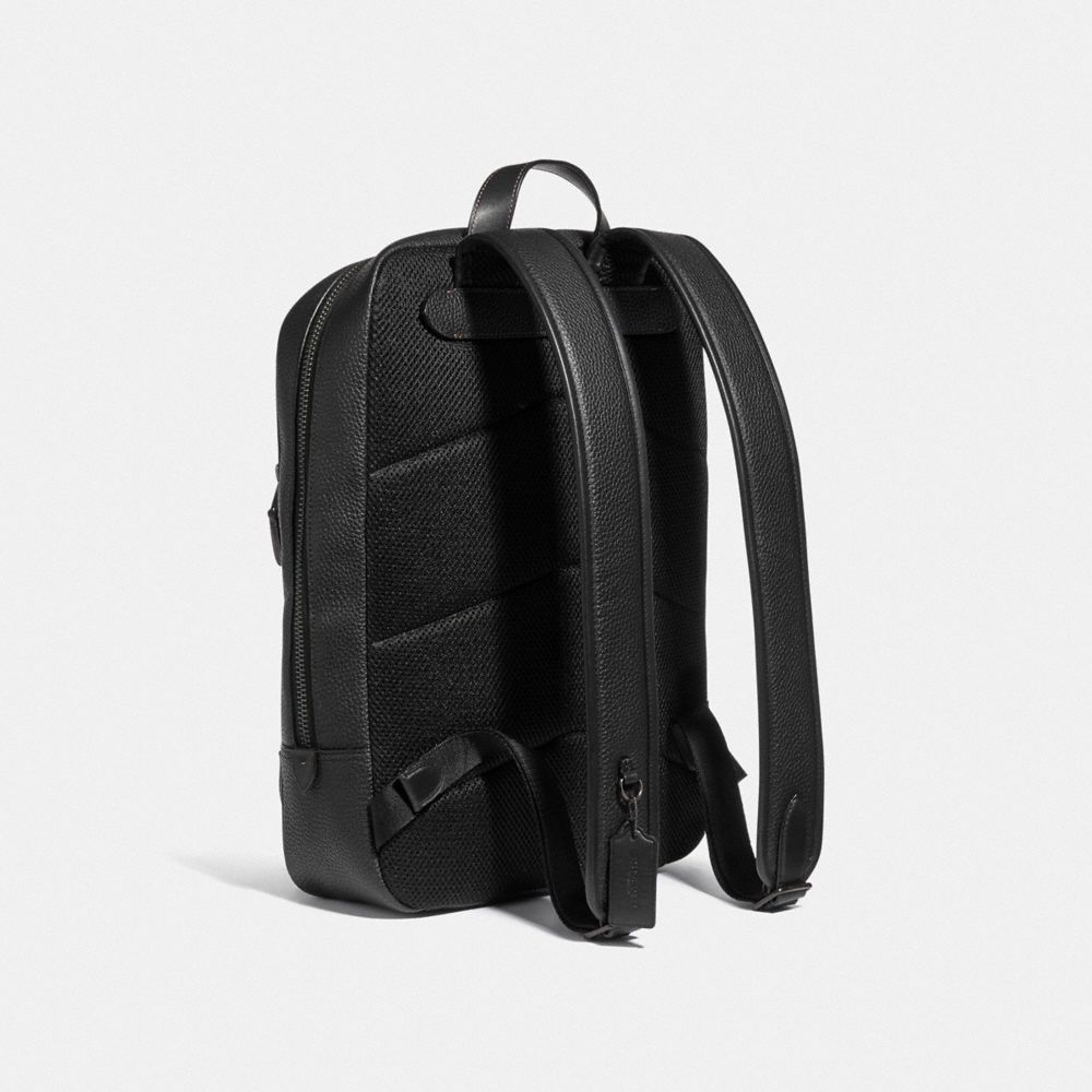 Pebbled Leather/Black Copper/Black Coach Gotham Backpack | COH866501