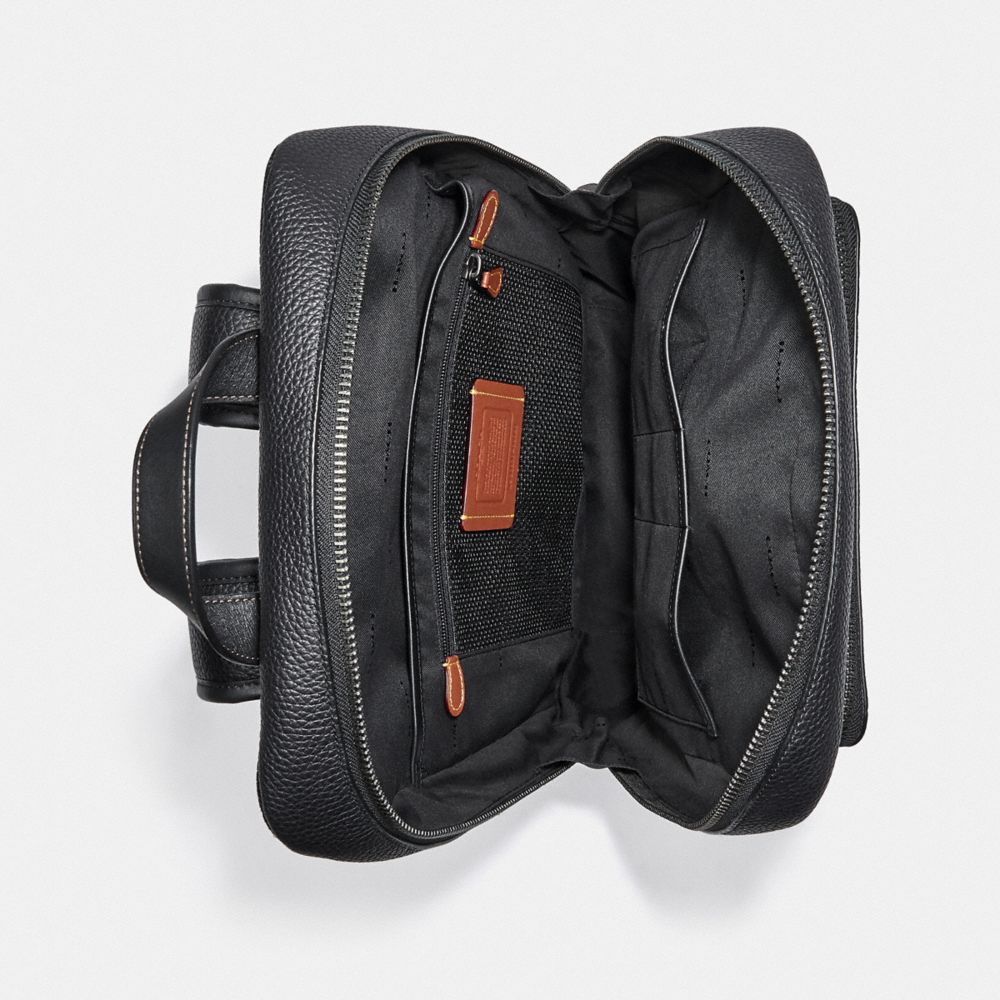 Pebbled Leather/Black Copper/Black Coach Gotham Backpack | COH866501
