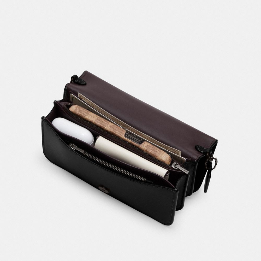 Pewter/Black Coach Bea Crossbody Bag | COH865313