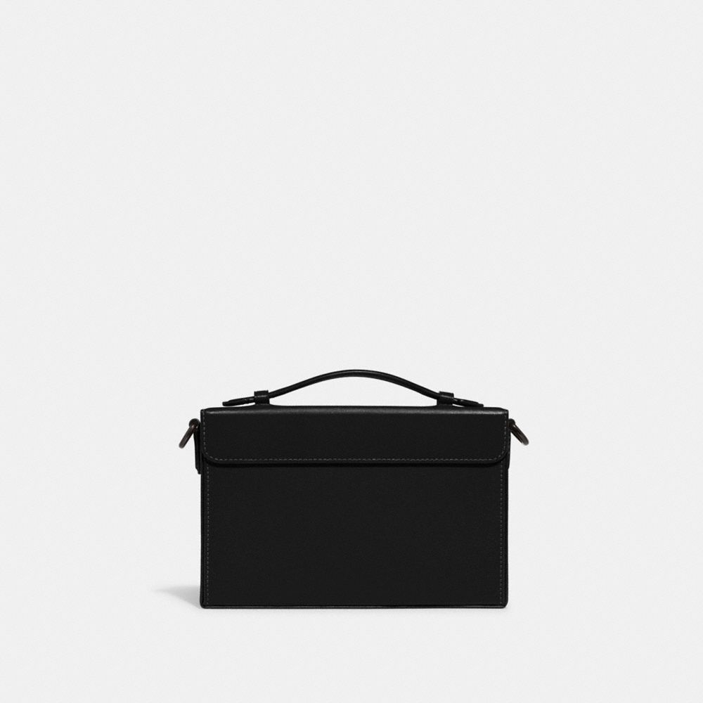 Pewter/Black Coach Tabby Box Bag | COH865268