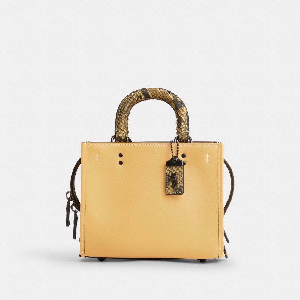 Pewter/Hay Coach Rogue 17 With Snakeskin Detail | COH865167