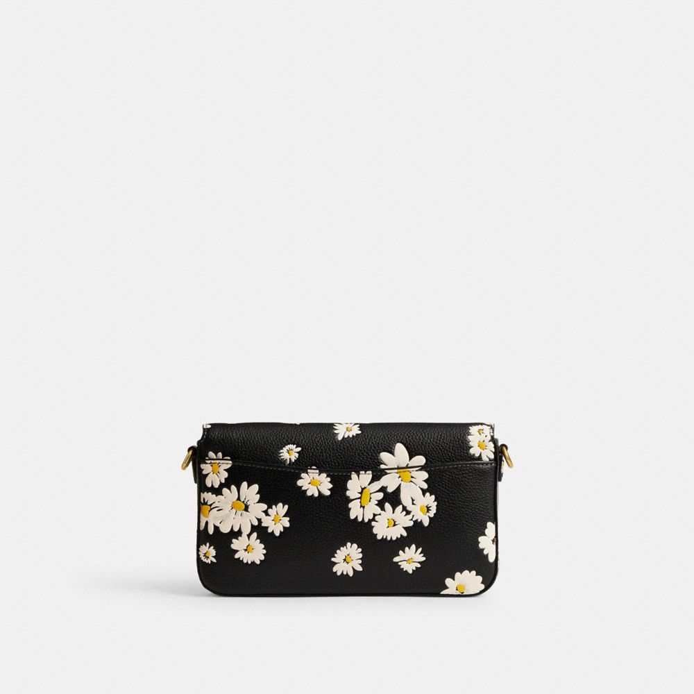 Polished Pebble Leather/Brass/Black Multi Coach Wyn Crossbody Bag With Floral Print | COH865429