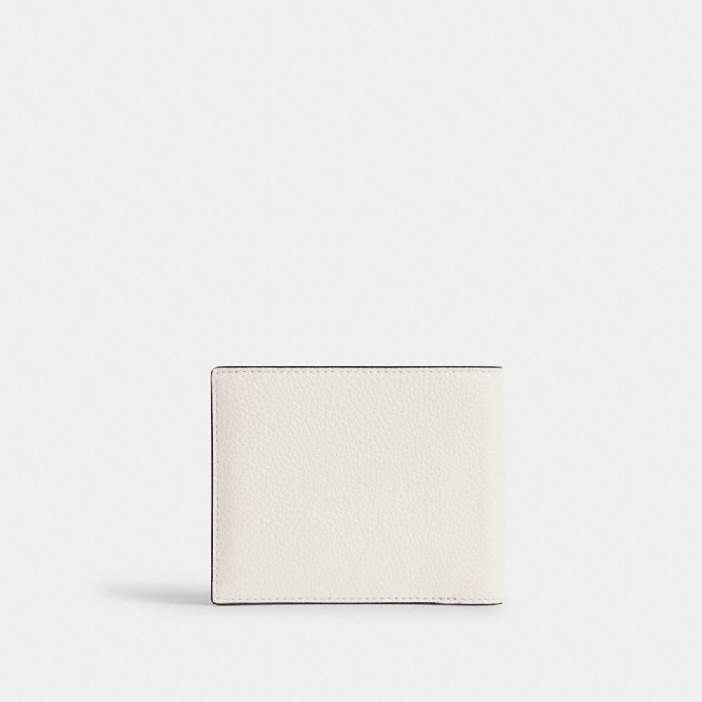 Polished Pebble Leather/Chalk Multi Coach 3 In 1 Wallet With Graphic | COH866723