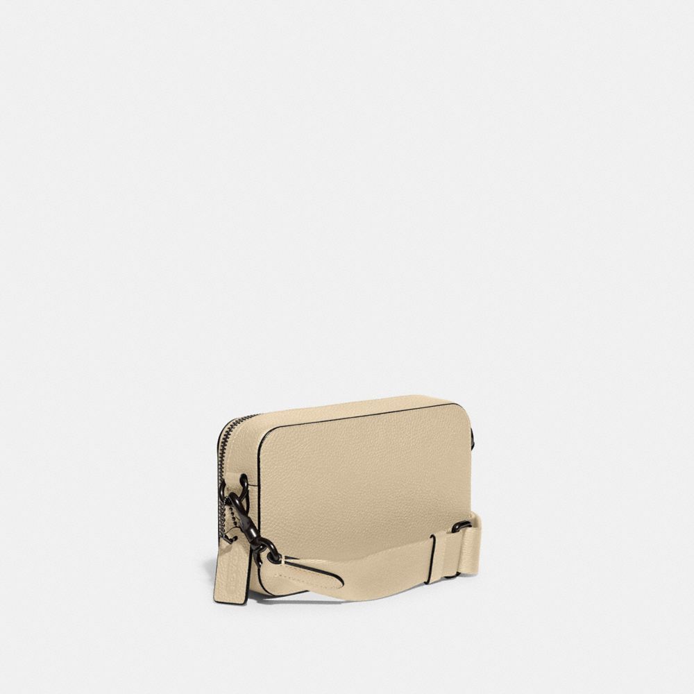 Polished Pebble Leather/Ivory Coach Charter Slim Crossbody | COH865215