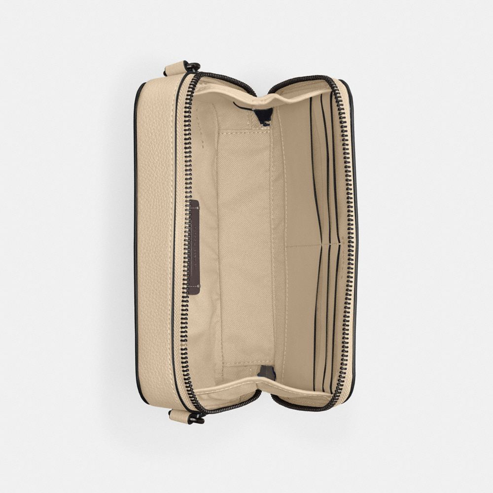 Polished Pebble Leather/Ivory Coach Charter Slim Crossbody | COH865215