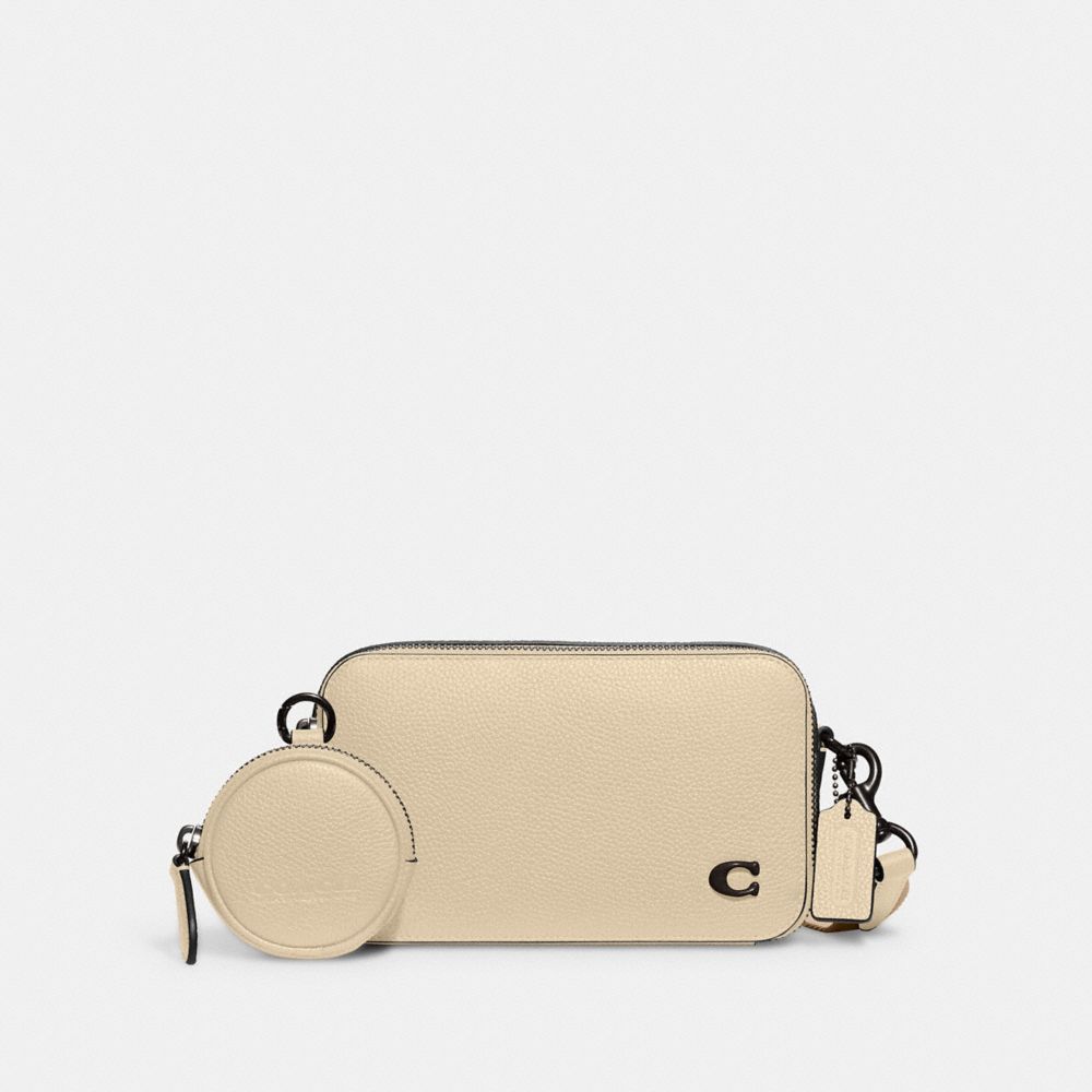 Polished Pebble Leather/Ivory Coach Charter Slim Crossbody | COH865215