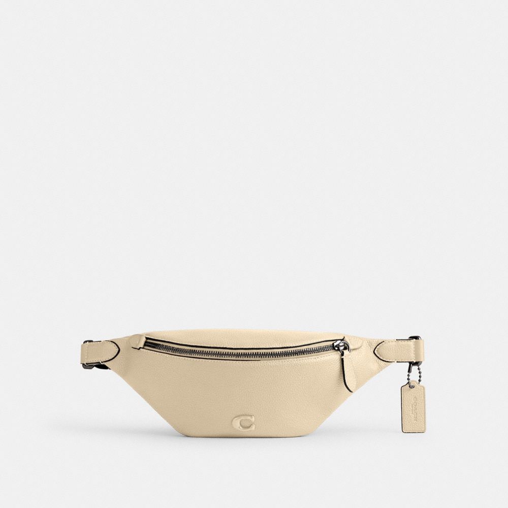 Polished Pebble Leather/Ivory Coach Charter Belt Bag 7 | COH865433