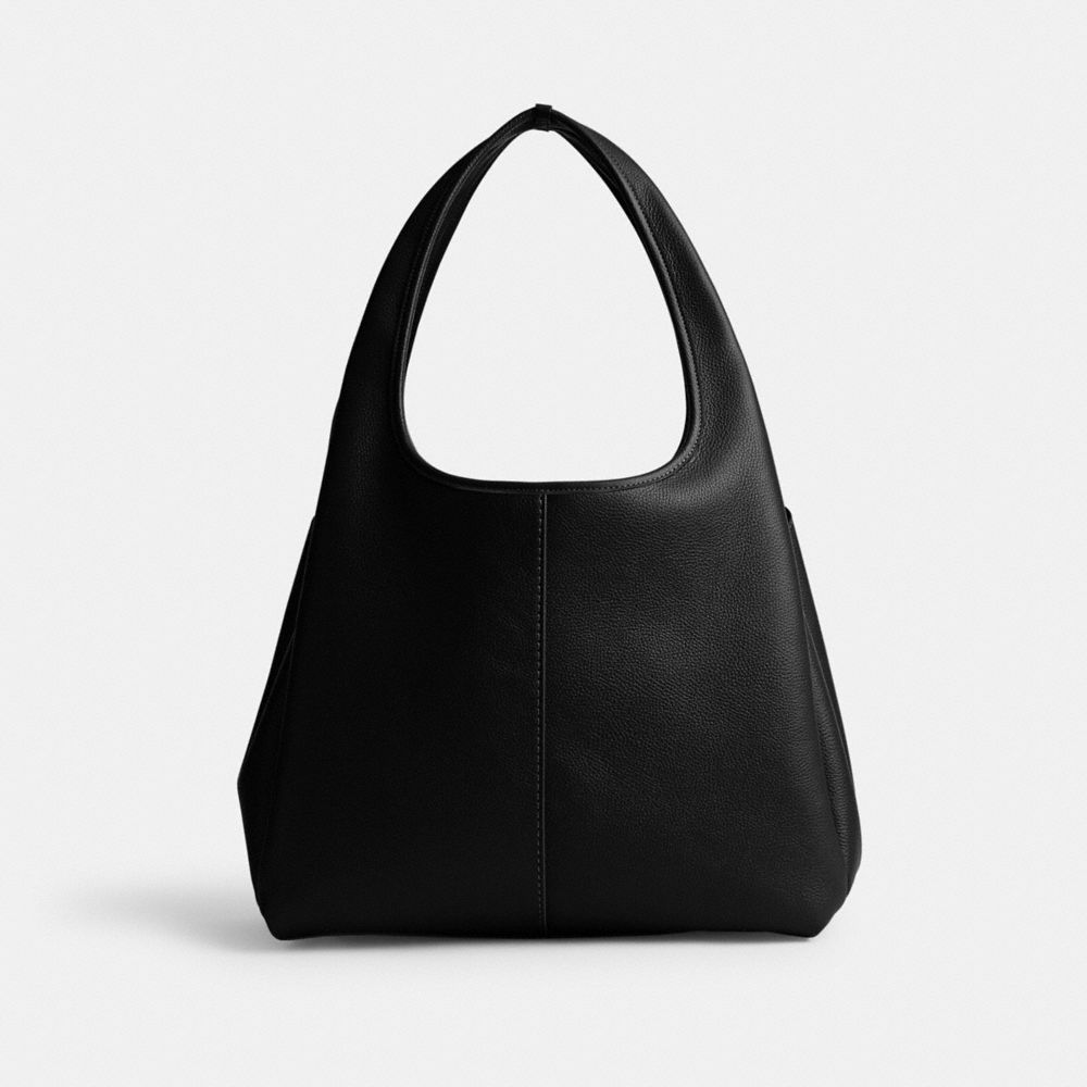 Refined Pebble Leather/Brass/Black Coach Lana Shoulder Bag | COH865122