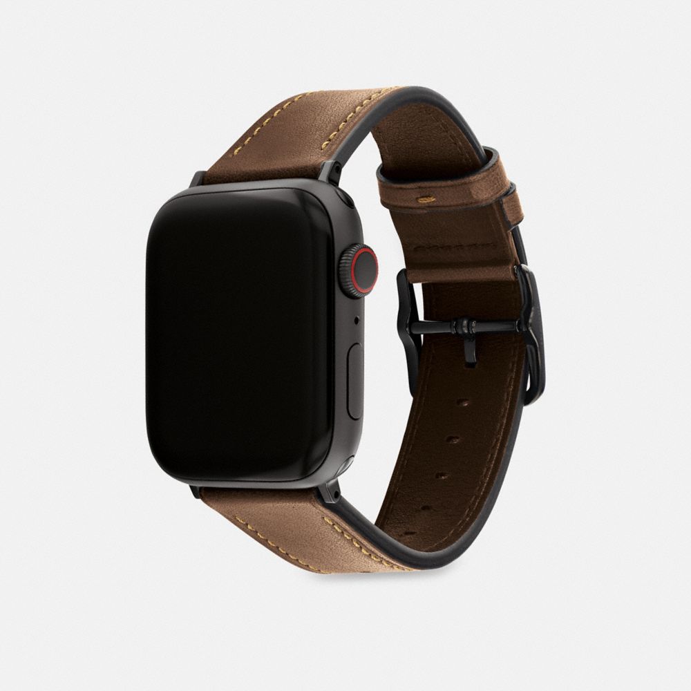 Saddle Coach Apple Watch® Strap, 42 Mm And 44 Mm | COH866967