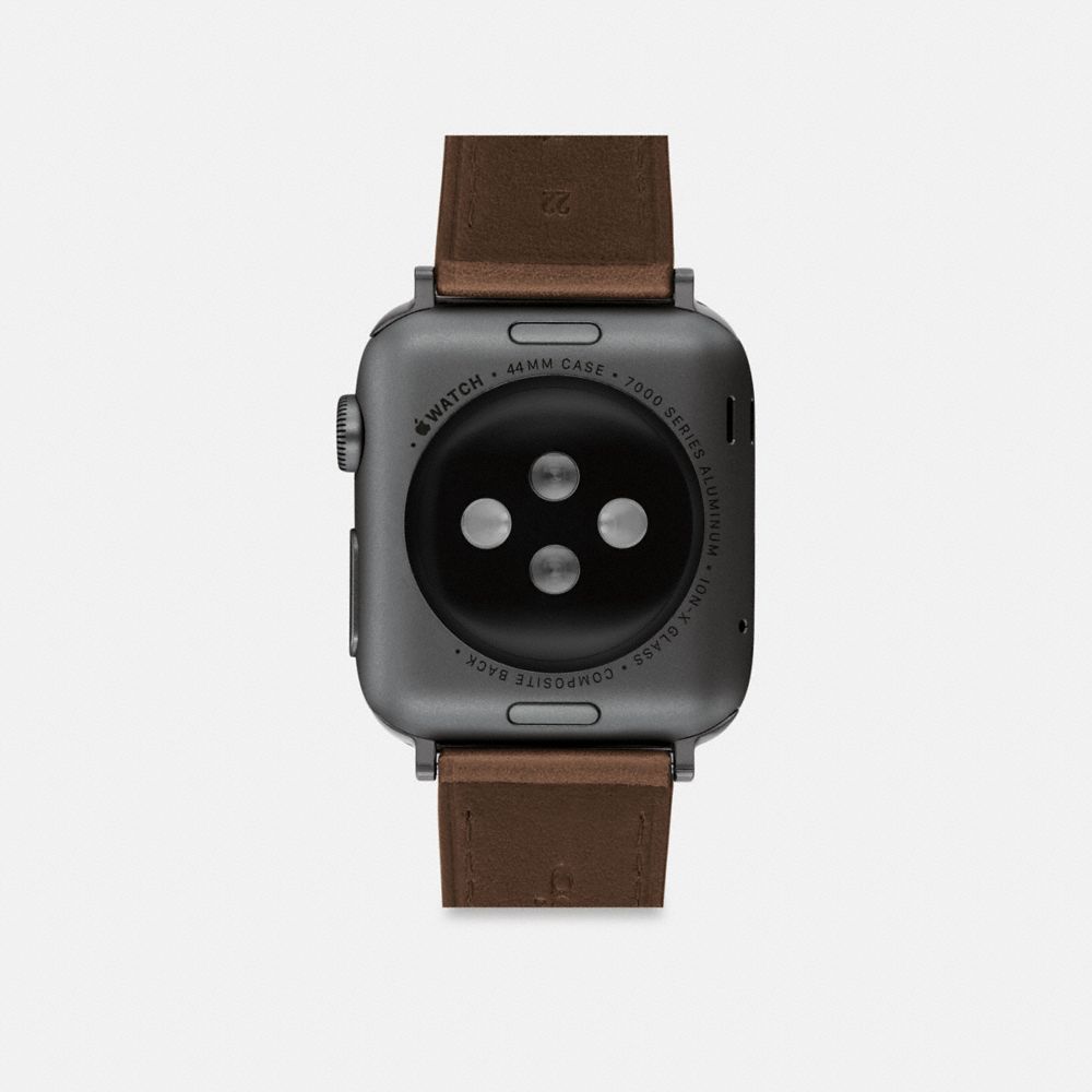 Saddle Coach Apple Watch® Strap, 42 Mm And 44 Mm | COH866967
