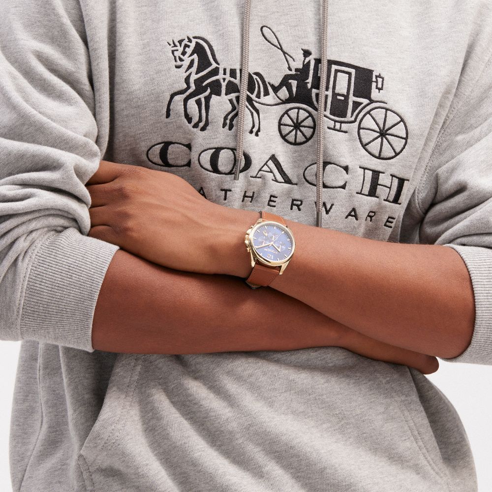 Saddle Coach Greyson Watch, 43 Mm | COH866255
