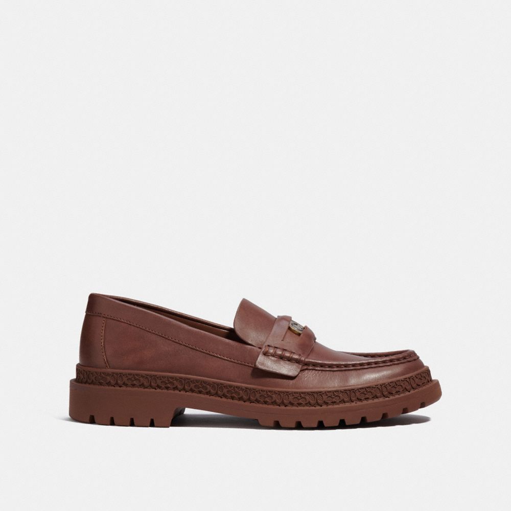 Saddle Coach Loafer With Signature Coin | COH866828