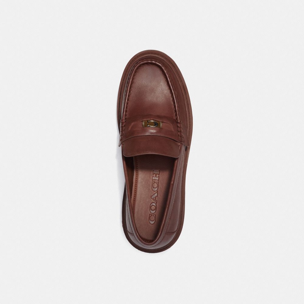 Saddle Coach Loafer With Signature Coin | COH866828