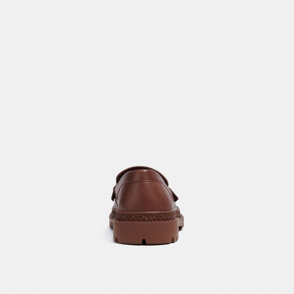 Saddle Coach Loafer With Signature Coin | COH866828