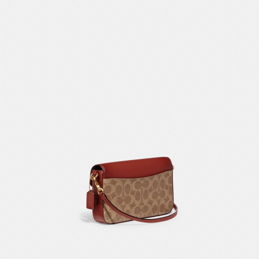 Signature Coated Canvas/Brass/Tan/Rust Coach Wyn Crossbody Bag In Signature Canvas | COH865325