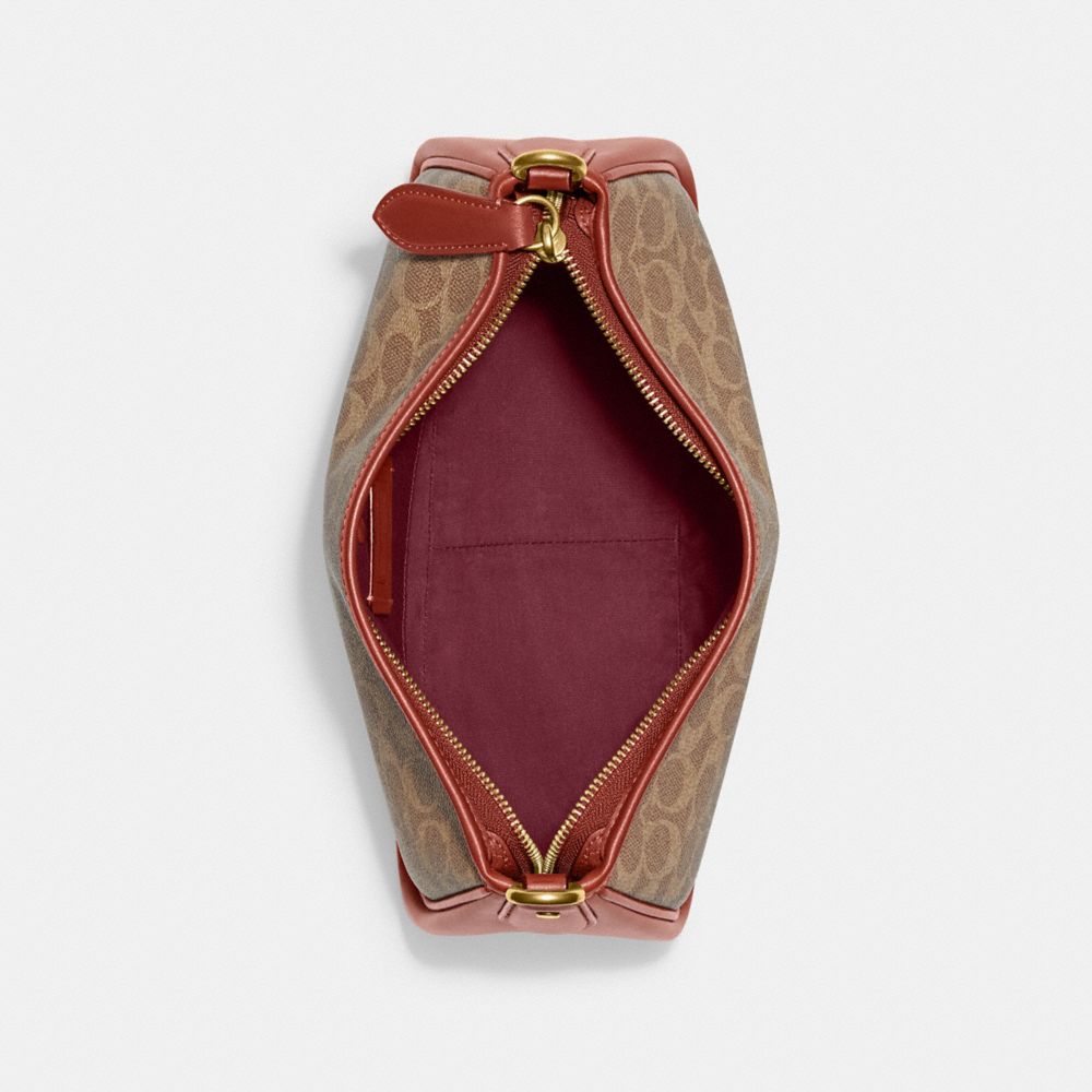 Signature Coated Canvas/Brass/Tan/Rust Coach Cary Crossbody Bag In Signature Canvas | COH865354