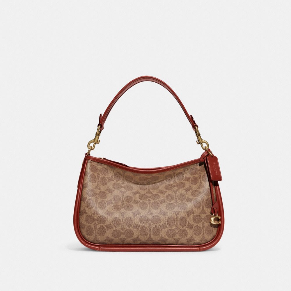 Signature Coated Canvas/Brass/Tan/Rust Coach Cary Crossbody Bag In Signature Canvas | COH865354