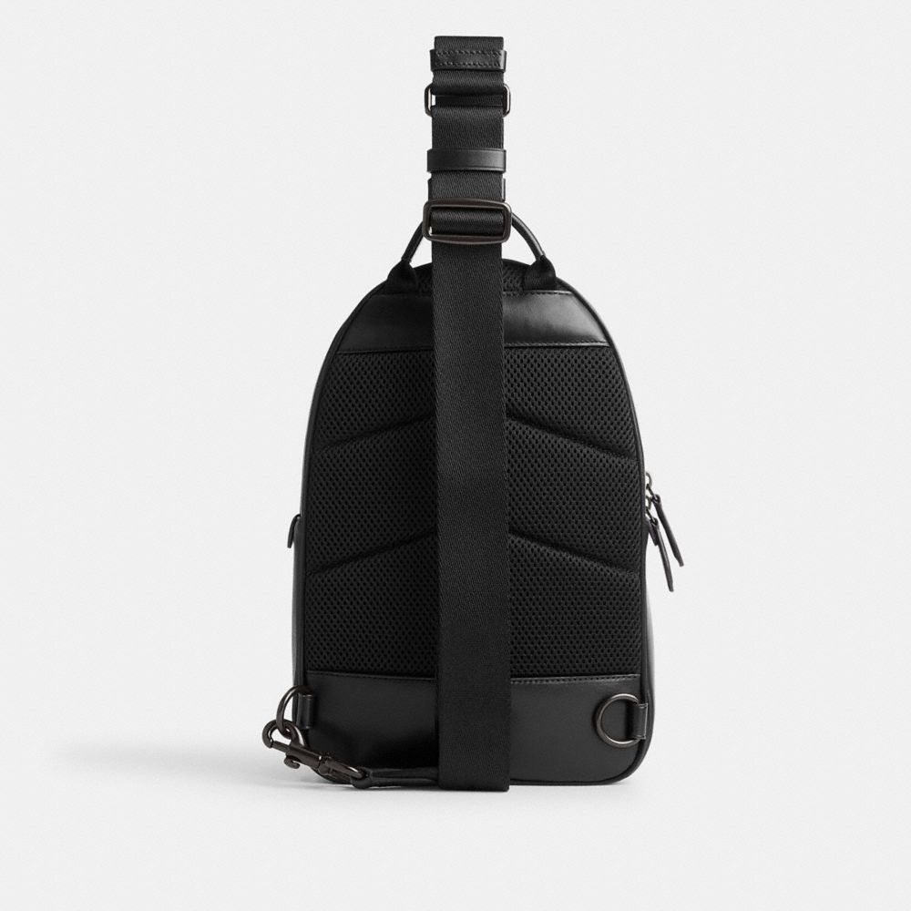 Signature Coated Canvas/Charcoal Coach Charter Pack In Signature Canvas | COH866588
