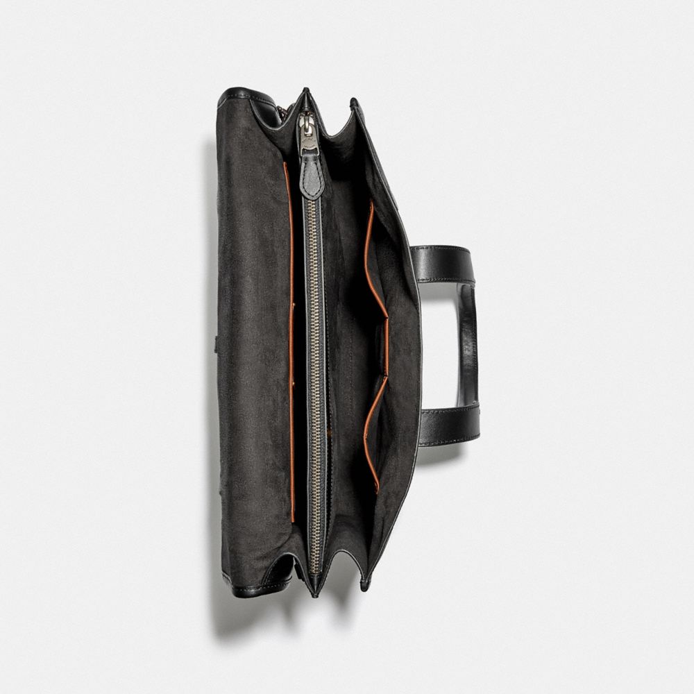 Signature Coated Canvas/Smooth Leather/Black Copper/Charcoal/Bla Coach Gotham Portfolio Bag In Signature Canvas | COH866533