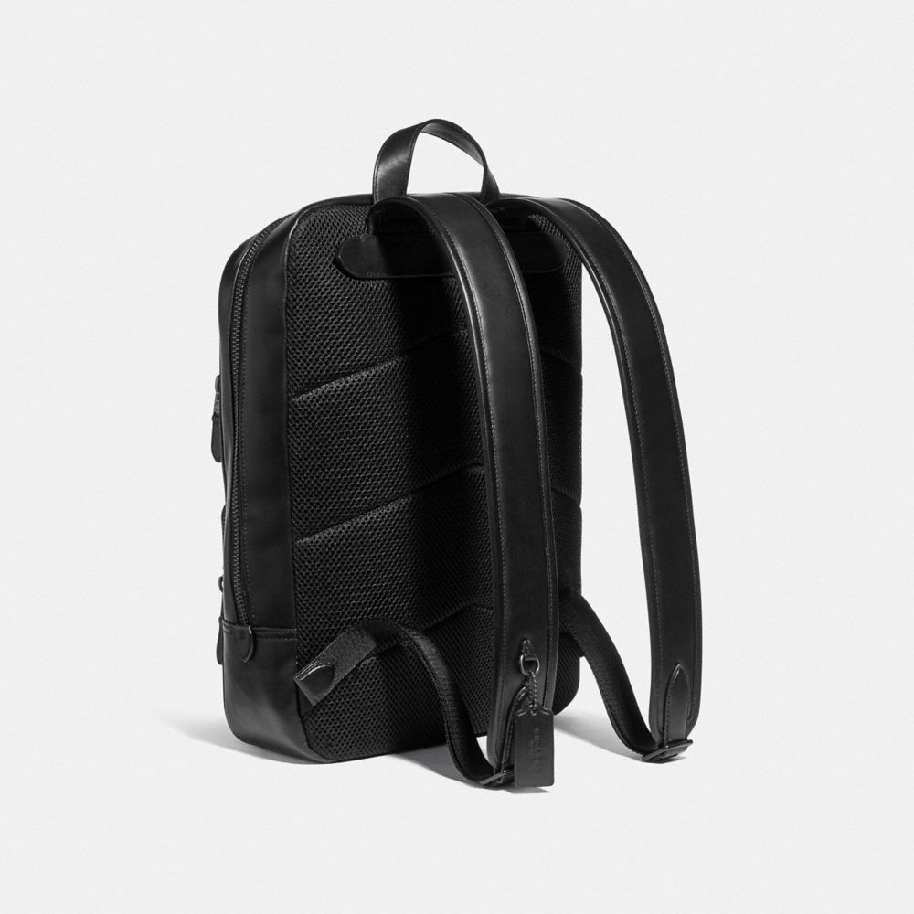Signature Coated Canvas/Smooth Leather/Black Copper/Charcoal/Bla Coach Gotham Backpack In Signature Canvas | COH865463