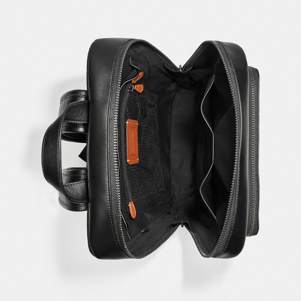 Signature Coated Canvas/Smooth Leather/Black Copper/Charcoal/Bla Coach Gotham Backpack In Signature Canvas | COH865463