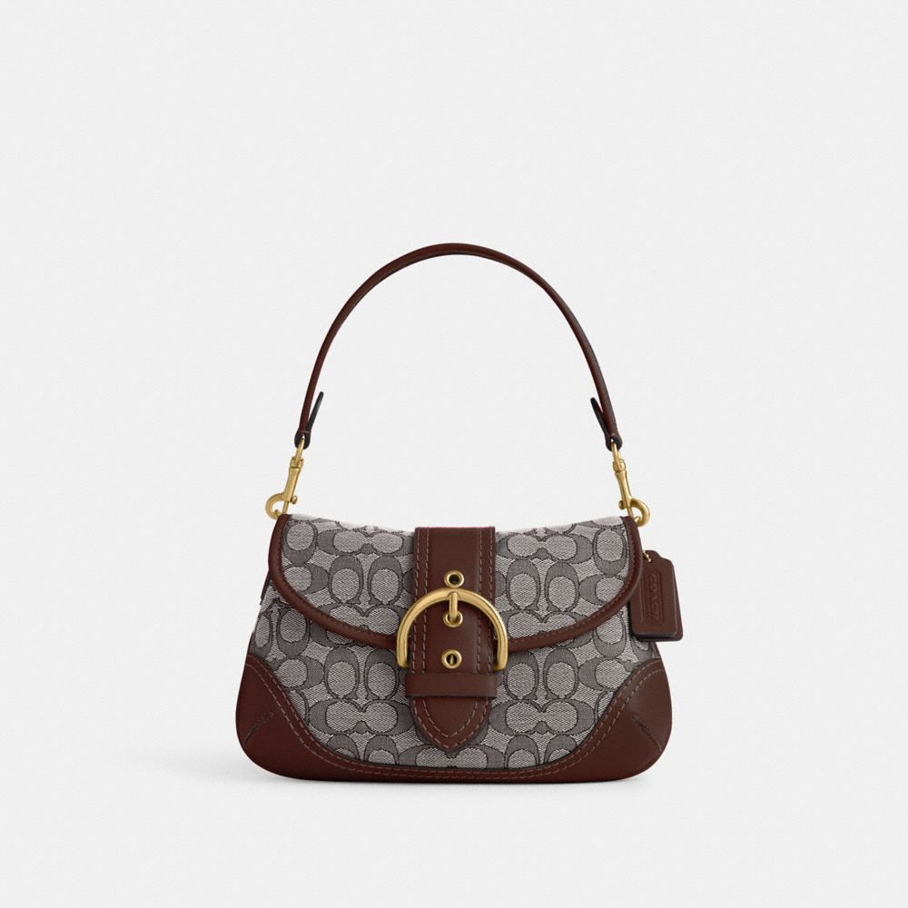 Signature Jacquard/Brass/Oak Maple Coach Soho Bag In Signature Jacquard | COH864984