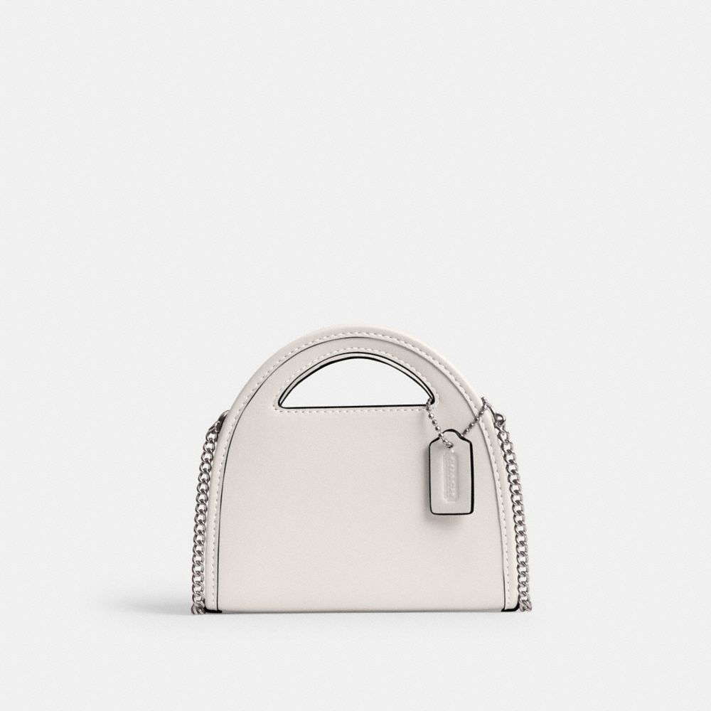 Silver/Chalk Coach Top Handle Card Case | COH865537