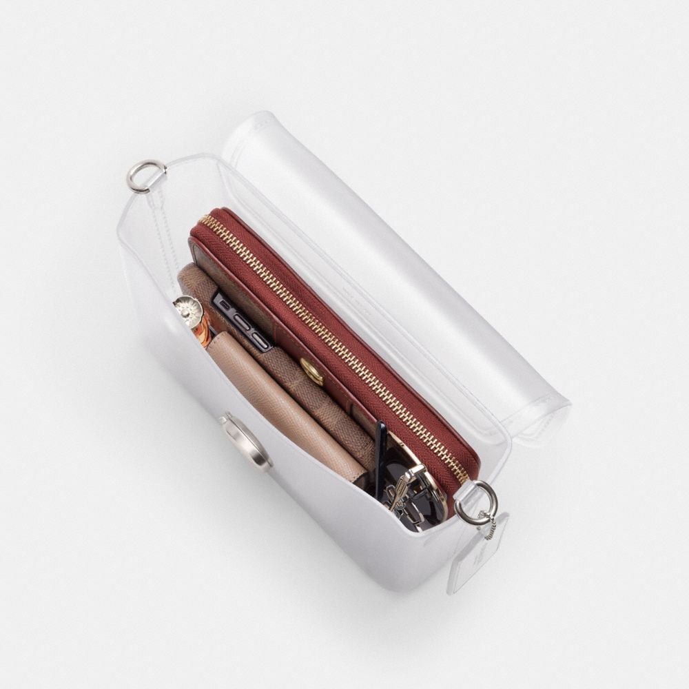 Silver/Clear Coach Jelly Tabby Bag | COH864738
