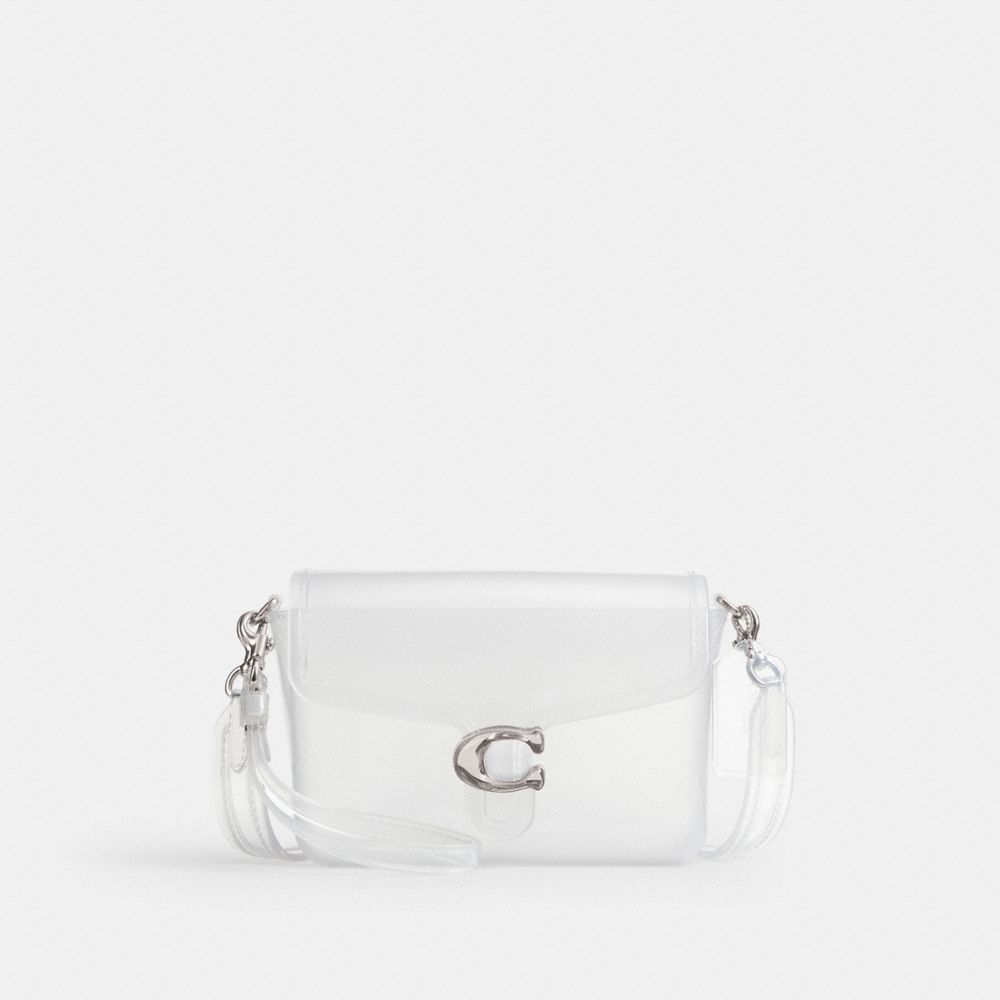 Silver/Clear Coach Jelly Tabby Bag | COH864738
