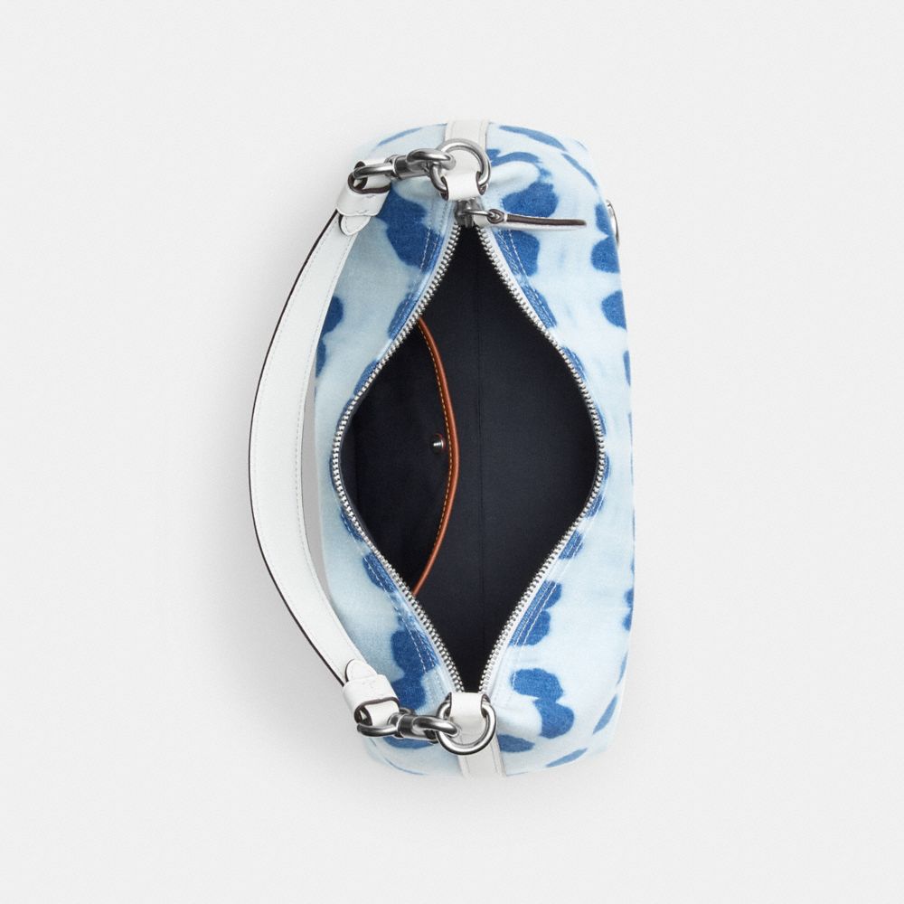 Silver/Denim Multi Coach Juliet Shoulder Bag With Tie Dye | COH864957