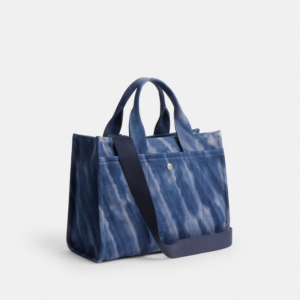 Silver/Midnight Navy Coach Cargo Tote Bag With Tie Dye | COH865103