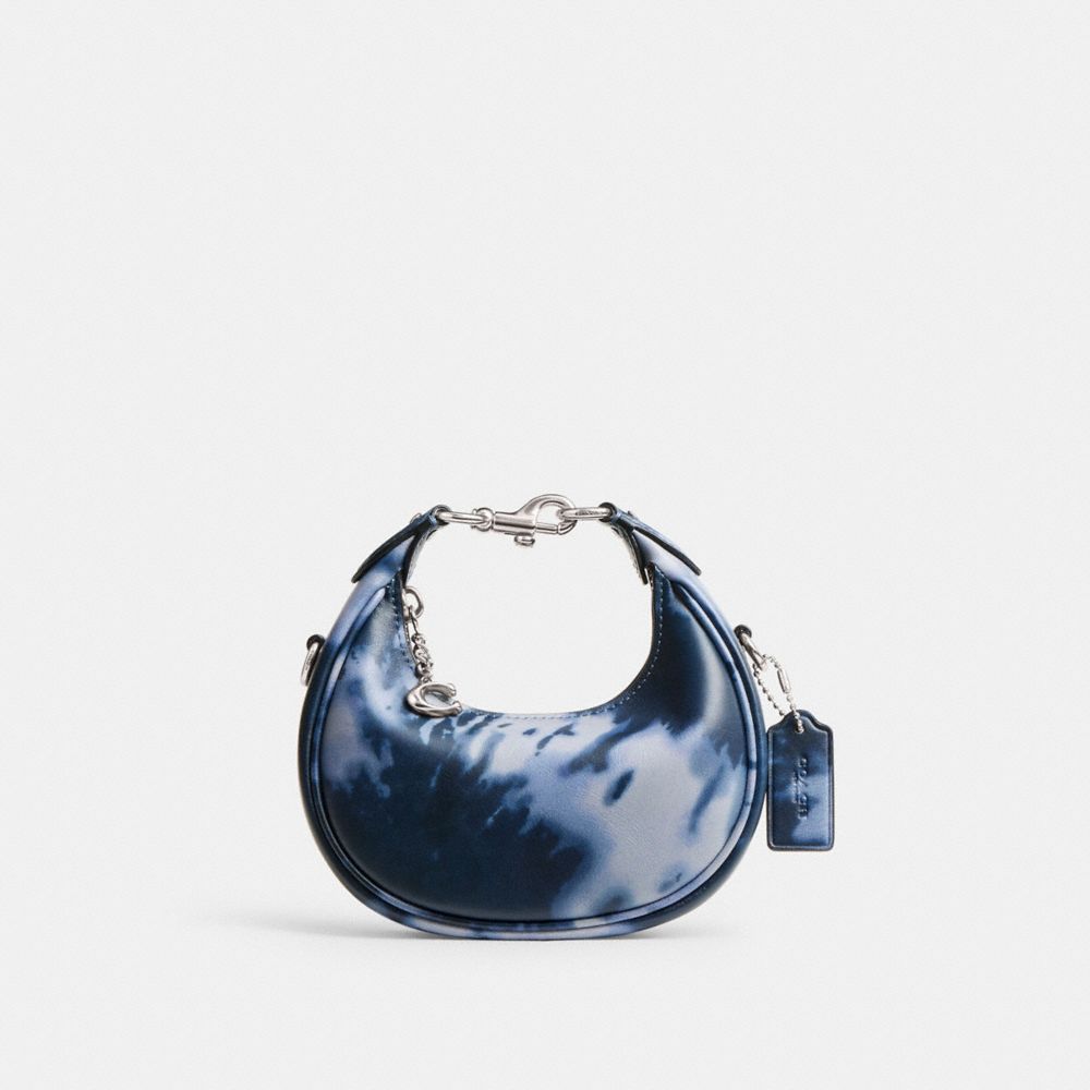 Silver/Midnight Navy Coach Jonie Bag With Tie Dye Print | COH865394