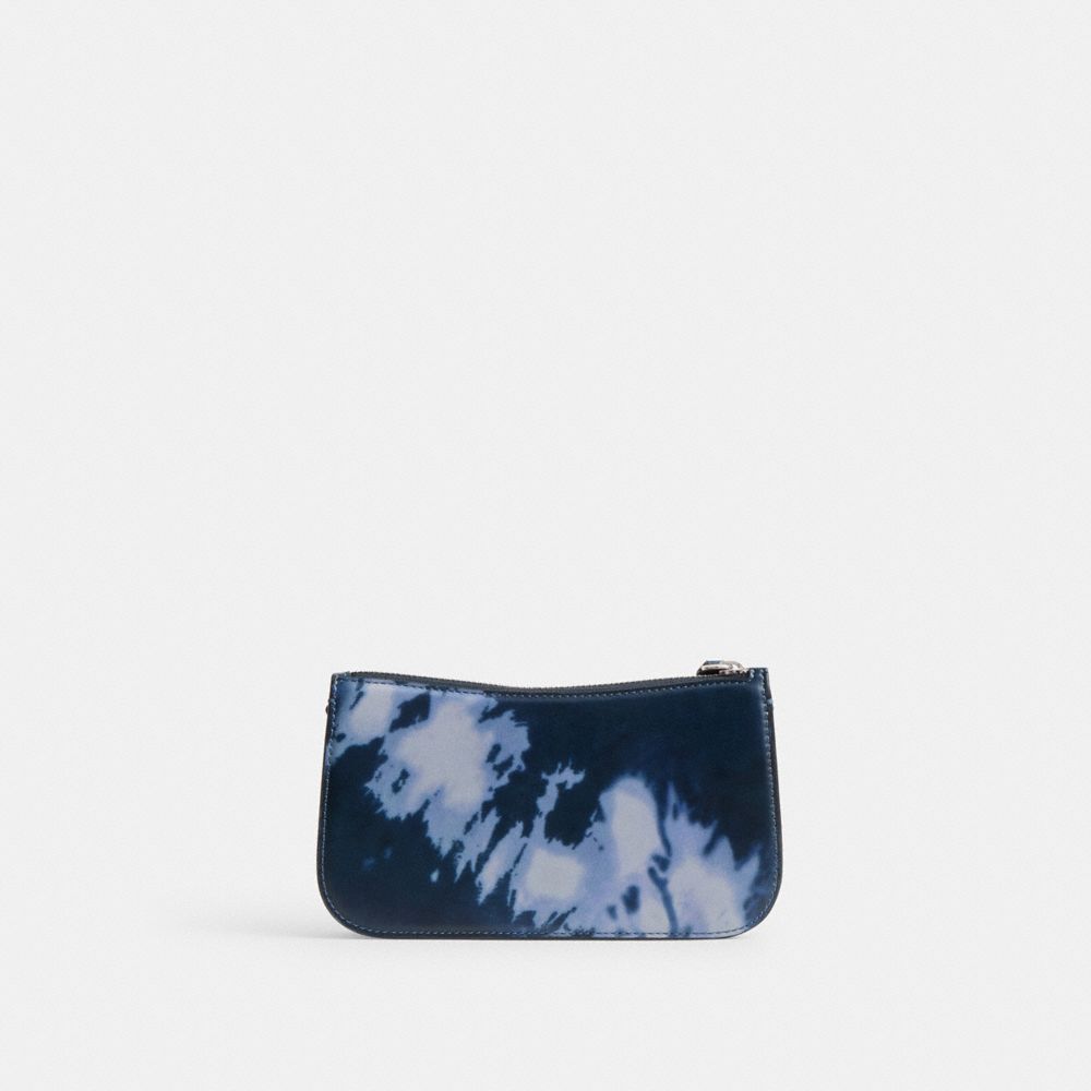 Silver/Midnight Navy Coach Penn Shoulder Bag With Tie Dye Print | COH864893